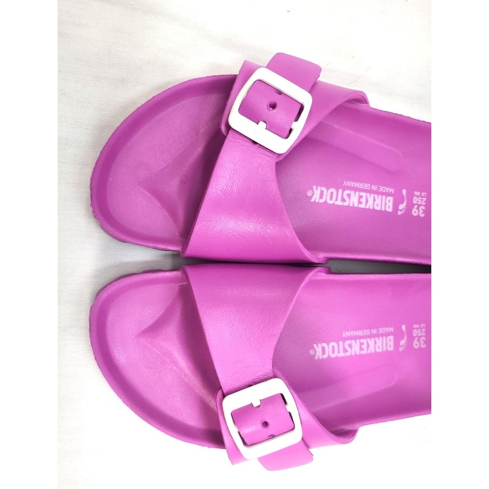 Birkenstock Sandals Madrid Essentials EVA Womens 39 US 8-8.5 Pink Slide Beach - Picture 10 of 10